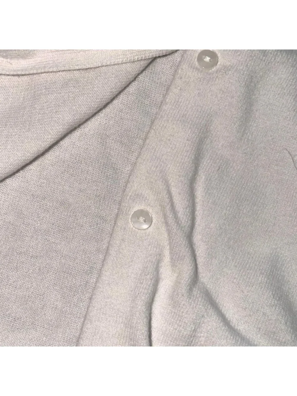 Carter's Girls Button Front Knit Cardigan-White-Size 14-GUC